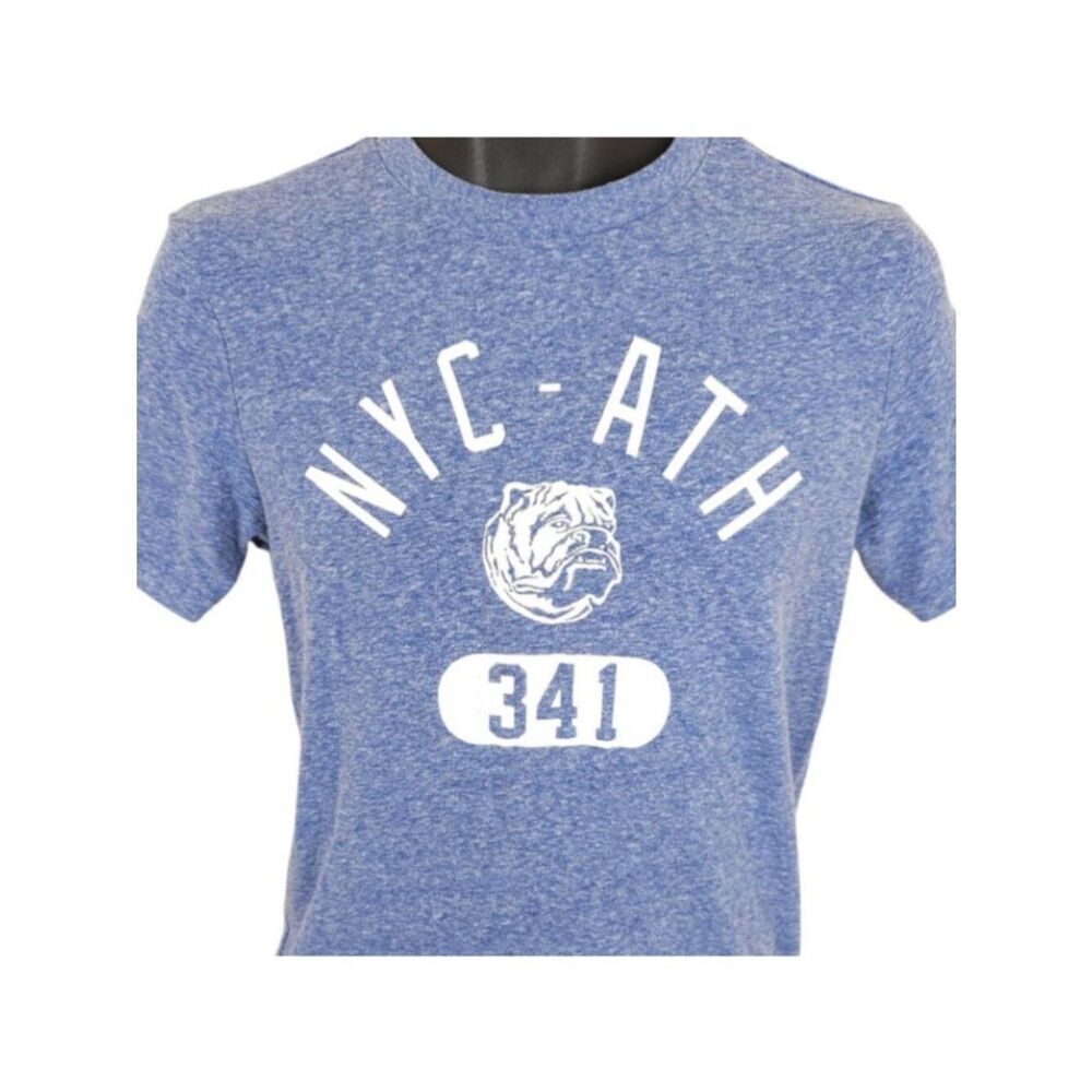 NYC Bulldogs T Shirt Mens Size XS Blue New York City